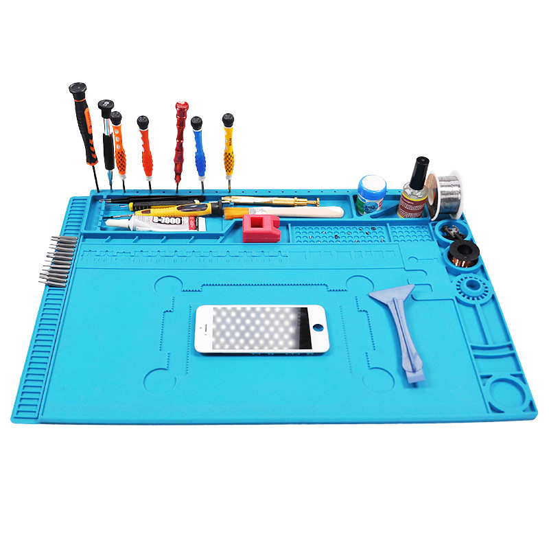 维修工作隔热垫加厚加大硅胶隔热维修垫手机电脑拆机维修工作台