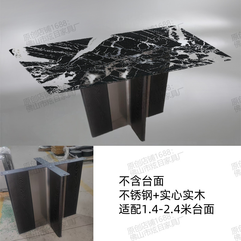 家庭用大理石のダイニングテーブル脚サポートフレームライト高級ステンレス鋼テーブル脚テーブル脚テーブルフレーム正方形ダイニングテーブルベースブラケット|undefined