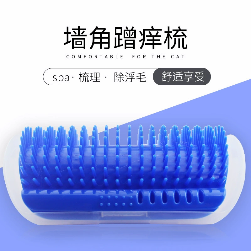 Кошачья расческа Угловая подушка для волос Кошка царапины Щекотка Пип Подушка Домашние кошки с угловой щеткой Щетка для домашних животных Pet 6