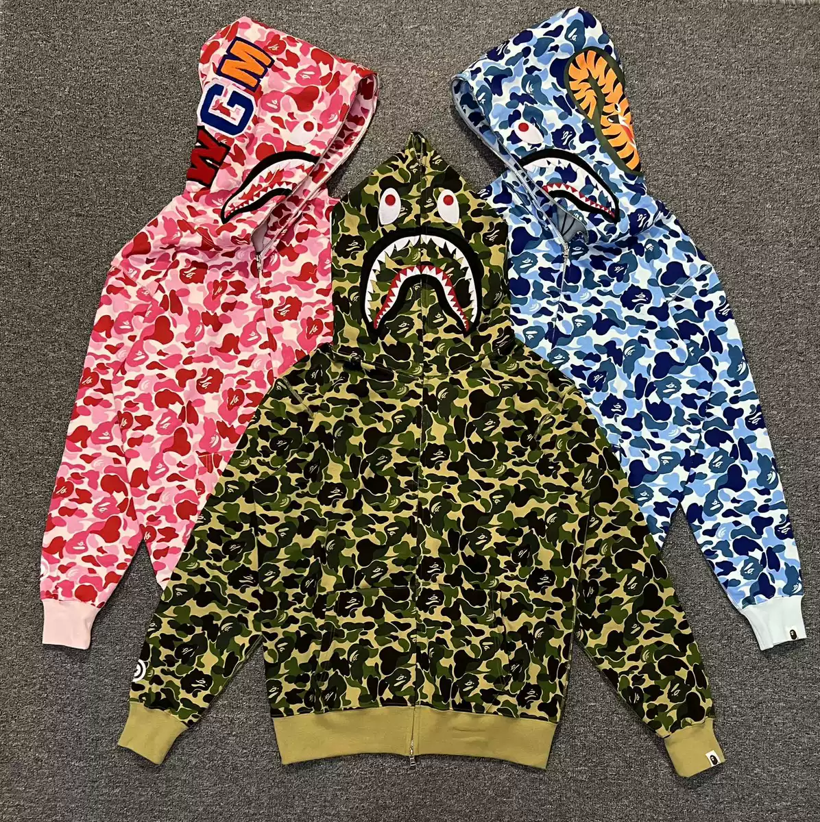 Heavyweight 450g Cotton Shark Hoodie Unisex Couple Casual Pullover