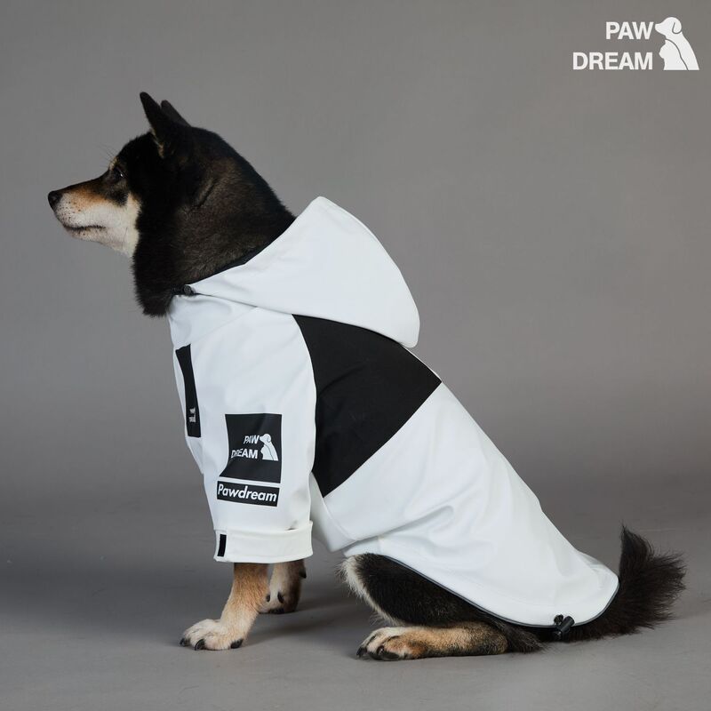 Paw Dream Trendy Windproof and Rainproof North Face Dog Raincoat for Large Dogs Dog Pet Jacket