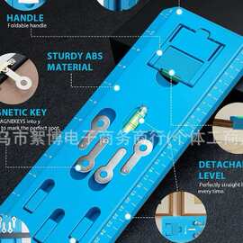 跨境新品Picture HangingKit图片悬挂套件带水平仪的图片悬挂工具