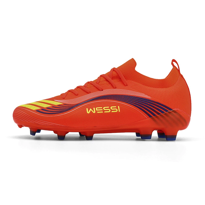 Футбольные бутсы Messi Falcon новые для мужчин и женщин FG шипы бесшовные, детские школьные уличные нескользящие тренировочные соревновательные