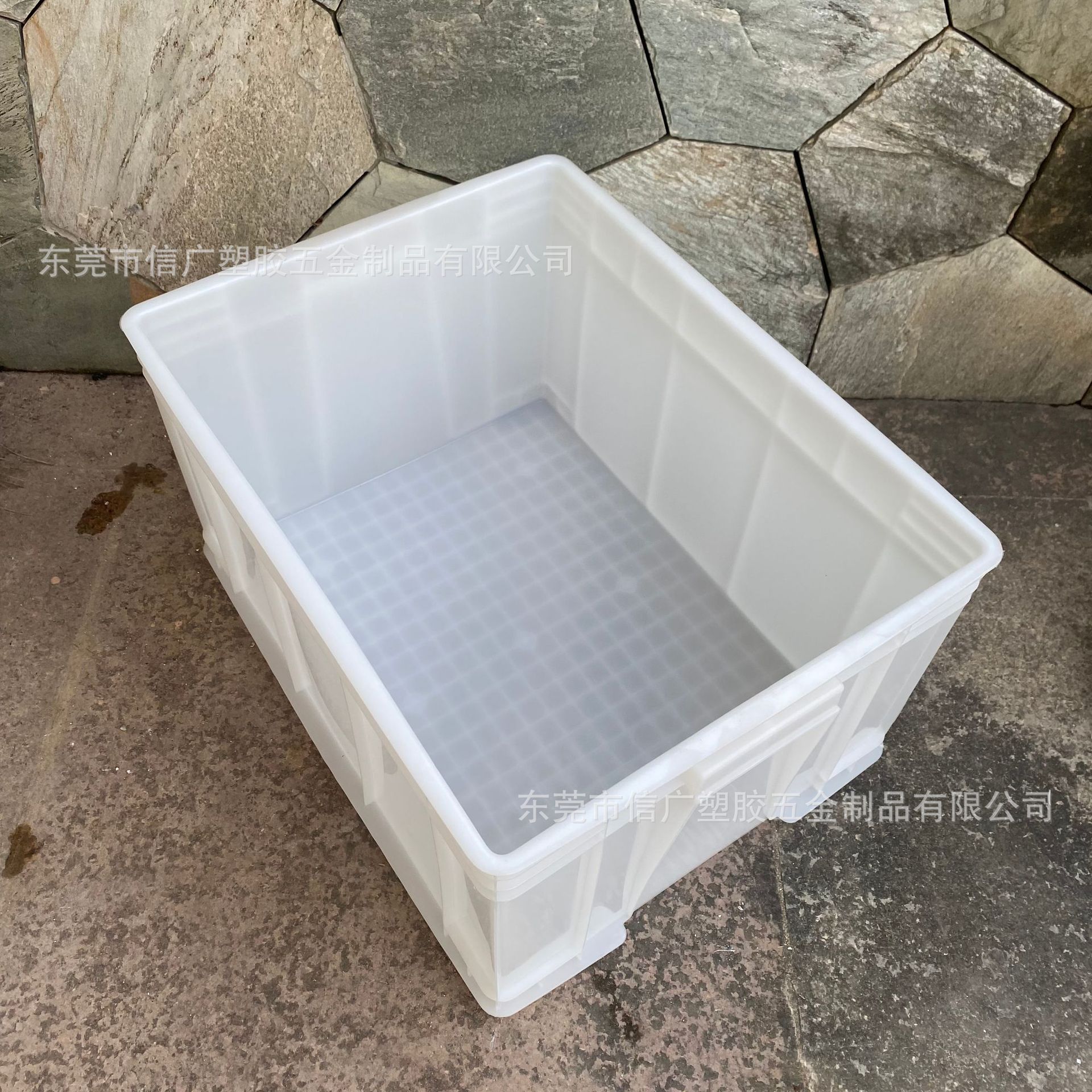 周转箱生产批发白色塑料箱子长方形大号箱储物箱食品收纳盒养龟箱