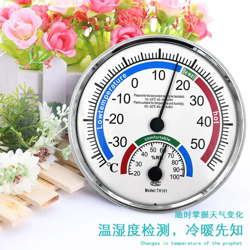 Трансграничный термометр TH101 Английский гигрометр Измерение температуры в помещении и на улице бытовой указатель гигрометр