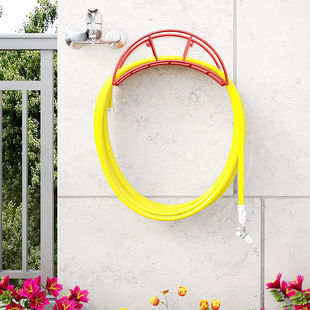 Wall-Mounted Water Pipe Storage Rack Garden Watering Pipe Rack Pipe Reel Household Wall-Mounted Water Pipe Car Wash Water Gun Pipe Rack