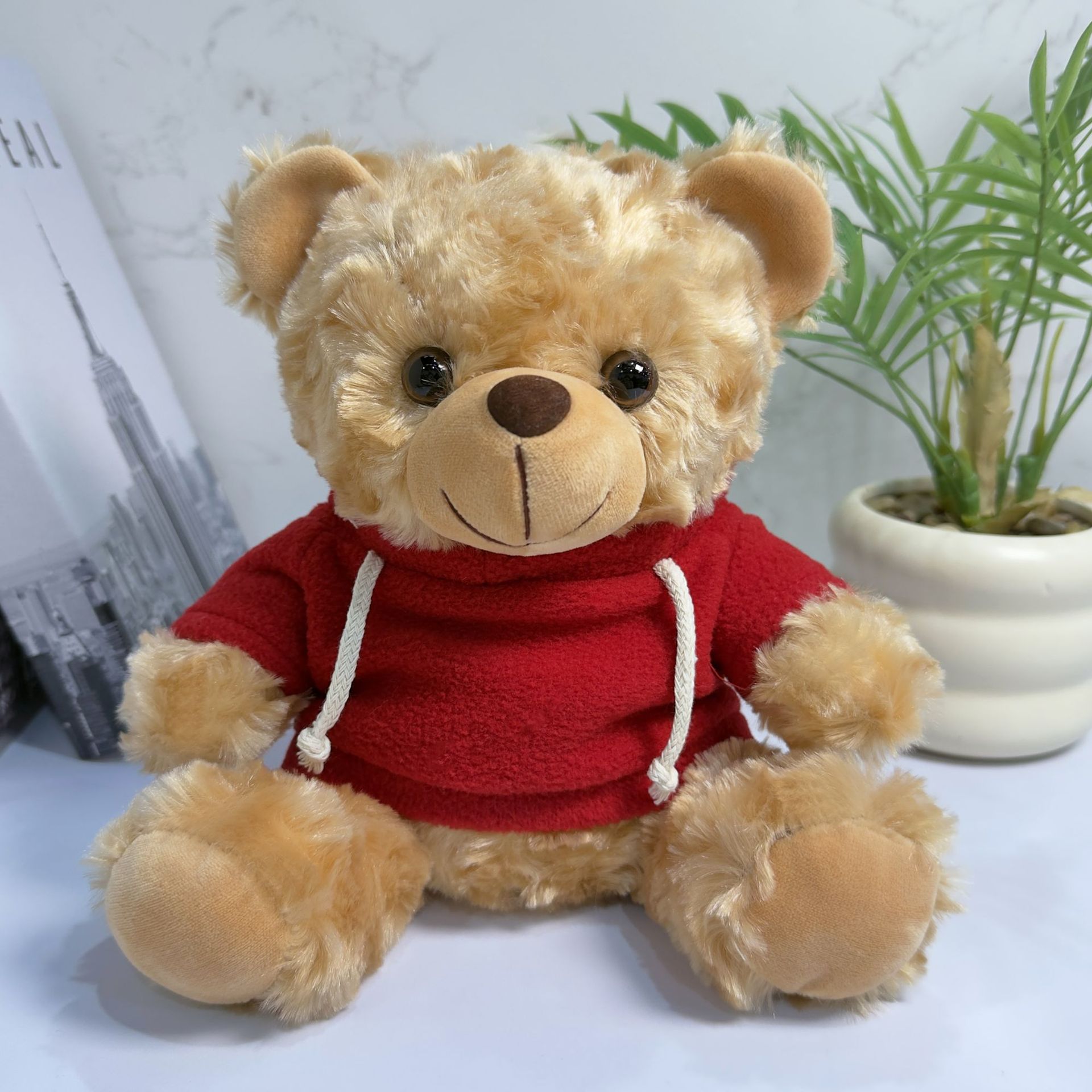 El oso marrón - el chaqueta roja