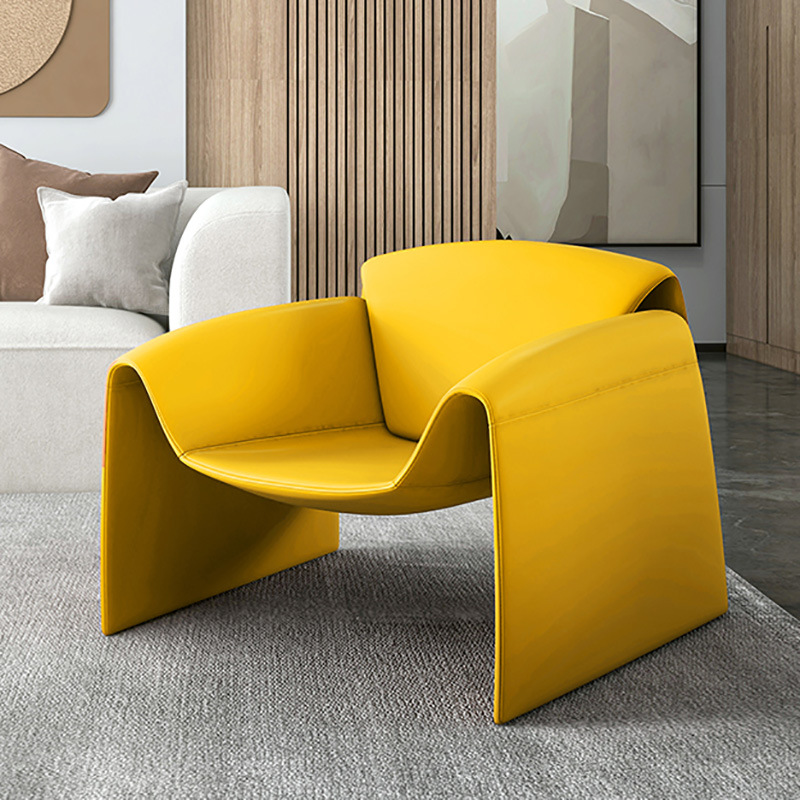 Silla de diseño minimalista italiana sofá de una persona sala de estar creativa M-silla de cangrejo silla de tigre simple