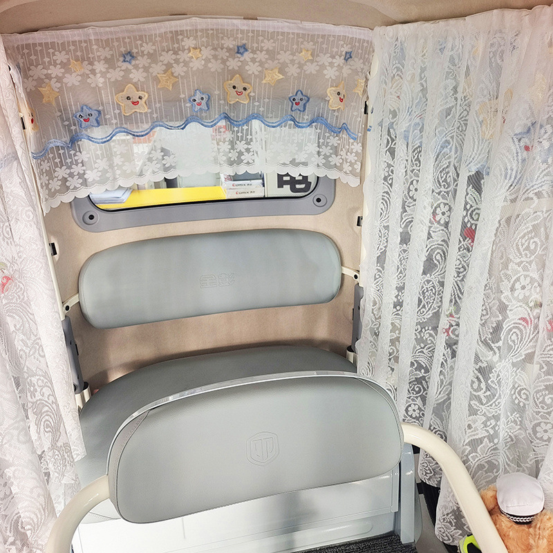 三輪電気自動車カーテンサンシェードプリンセススタイル日焼け止めカーテンベルクロガーゼカーテン電動三輪車インテリア改造|undefined
