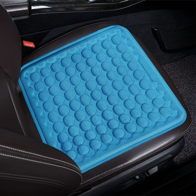 Cool pad cushion dual-use cold breathable seat cushion - medium-blue