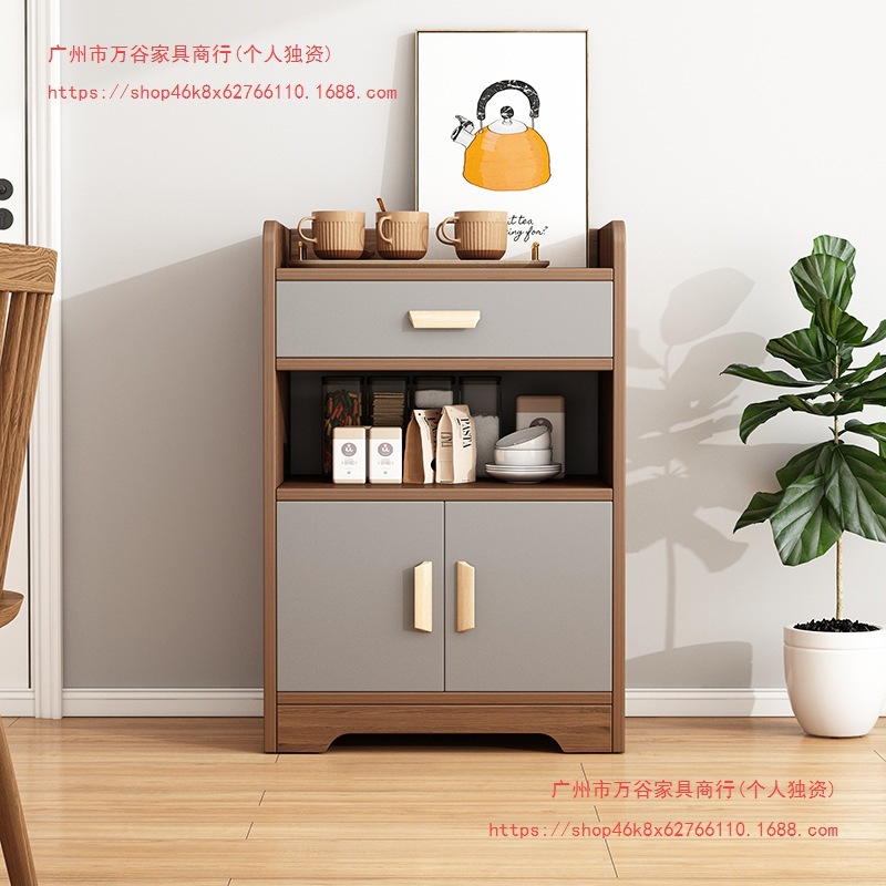 Tea Cabinet Against the Wall Small Office Tea Cabinet Small Cabinet Storage Cabinet Sideboard Living Room Storage Cabinet Storage Cabinet