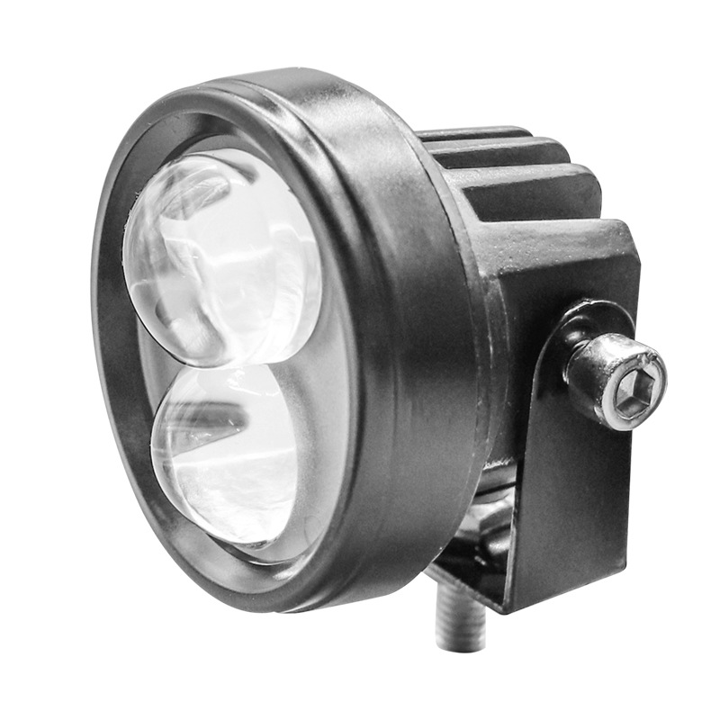 Motocicleta proyector de dos colores lente ojo de pez lente LED faro lejos de la luz de cruce de la motocicleta modificación Y40