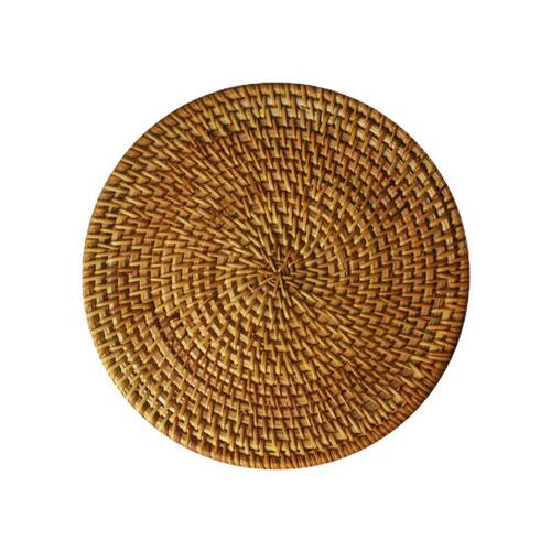 Japanese dining table mats handmade rattan creative placemats B&B dining table bowl mats plate mats insulation mats non-slip mats wholesale