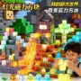 搭建拼装发光世界积木
