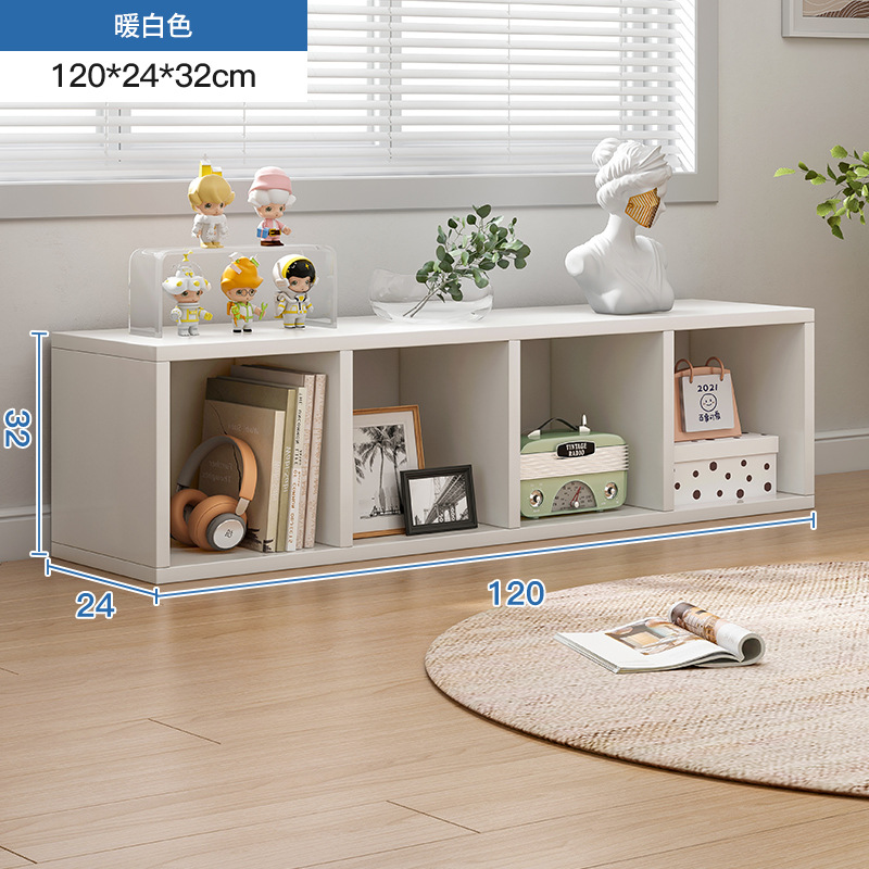 Estantes de cosméticos de viento de crema tabla lateral de piso integrado gabinete de celosía gabinete de ocho celosías gabinete de almacenamiento de perfumes para productos de cuidado de la piel