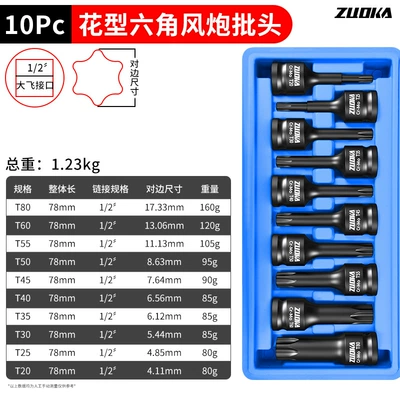 1/2 Pneumatic Impact Wrench Mühərrik tənzimləmə alətləri - pneumatic-one-piece-batch-press-t-type-10-piece-set