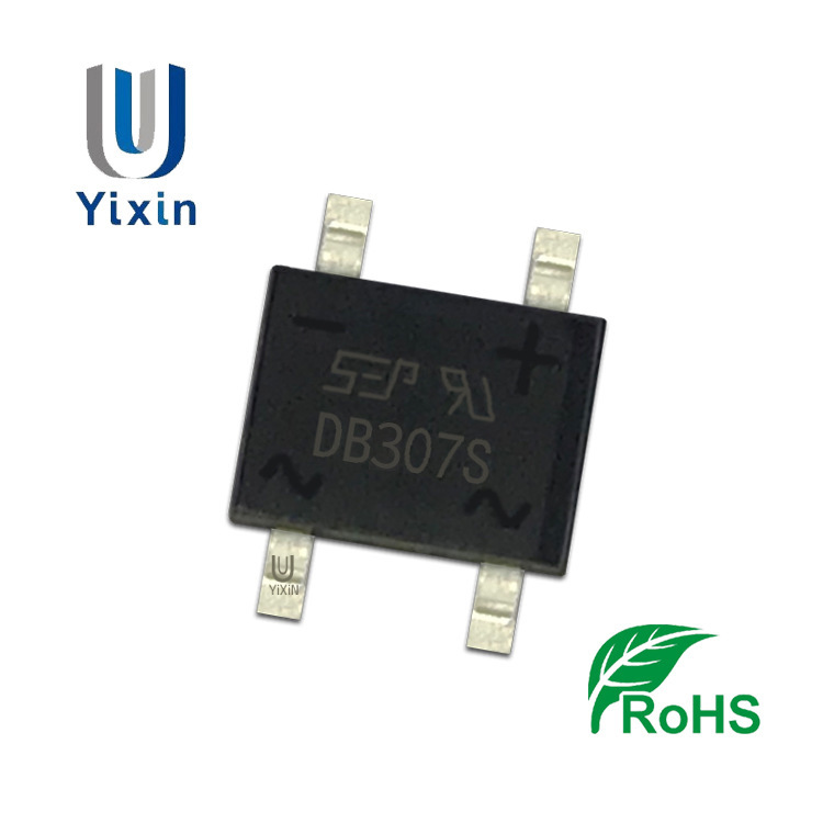 厂家直营 DB307S SOP-4 3A 1000V 贴片 DB 整流桥堆 1500PCS/盘