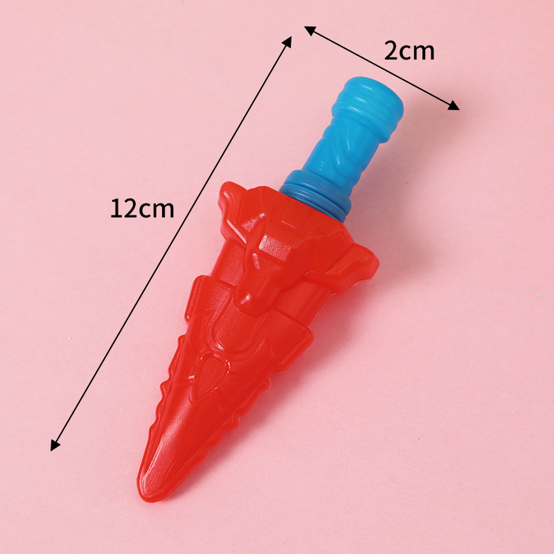 No lesionado PVC modelo de color caramelo cuchillo lindo escuela jardín de infantes regalo modelo de juguete festivales transfronterizos