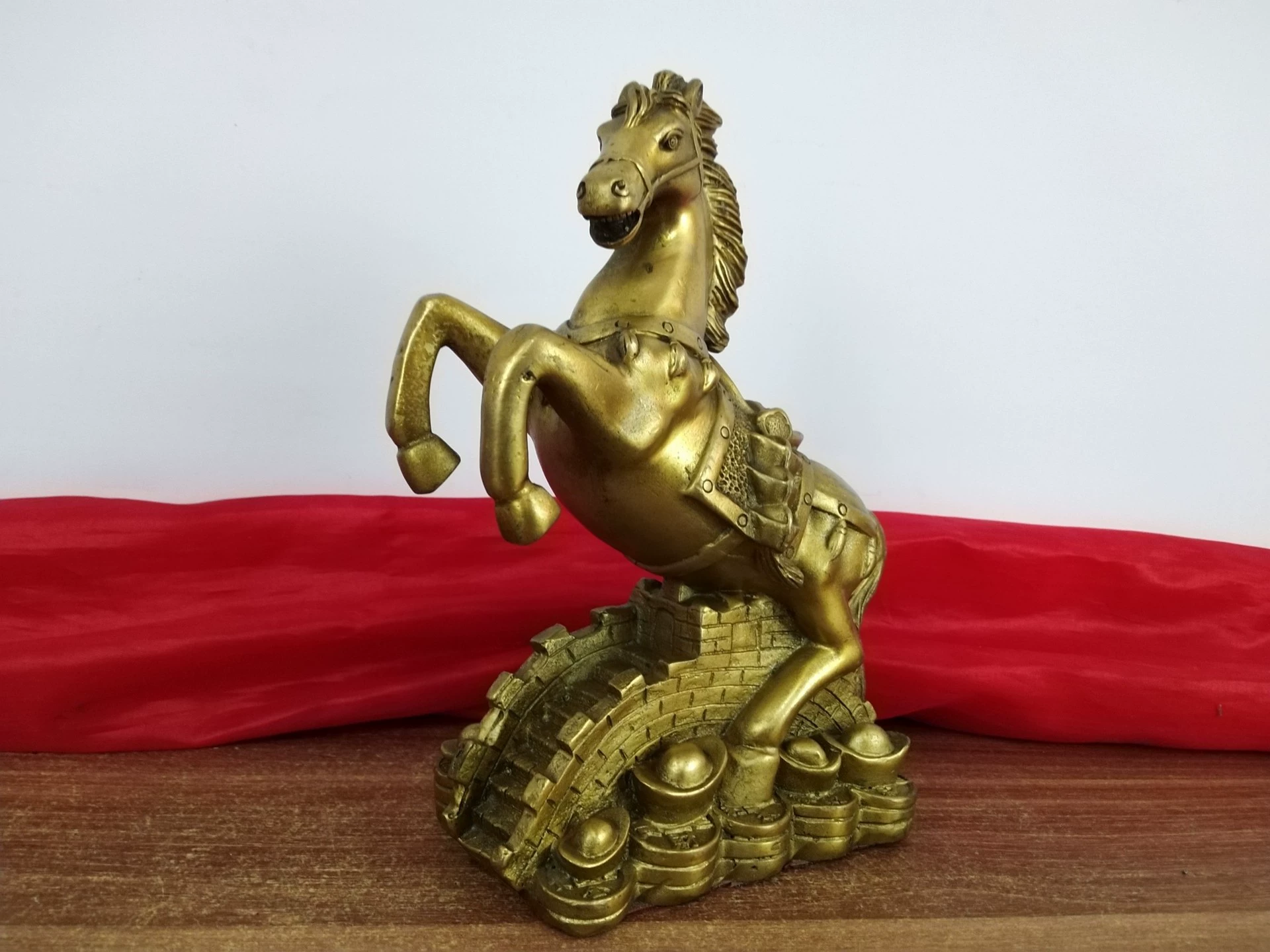 Bronze украшения Бронзовый Великая стена Бен Ма Юэмa Ремесла Домашние офисные украшения