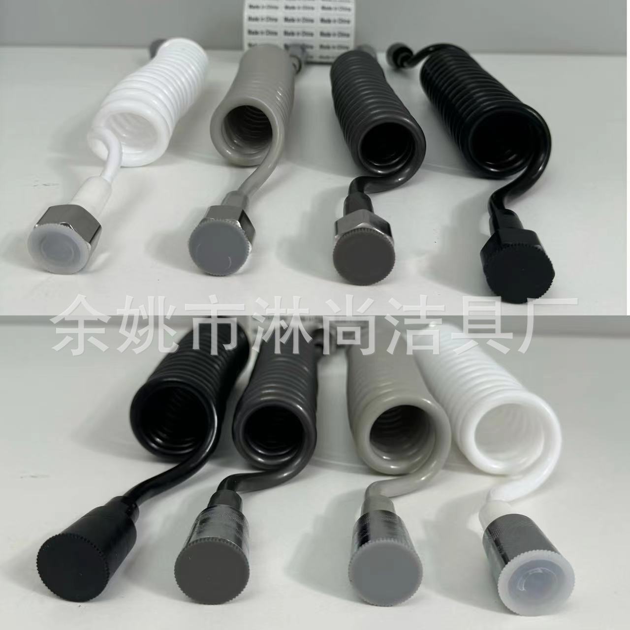 Showerhead spray gun spring tube telephone line telescopic tube hose water pipe anti-leak cold and hot water hose explosion-proof tube