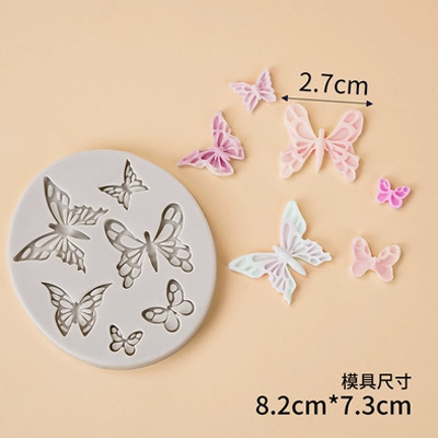 花の葉桜の花びらケーキデコレーションシリコンモールドフォンダンチョコレートデザートテーブルオーナメントベーキングモールド|undefined