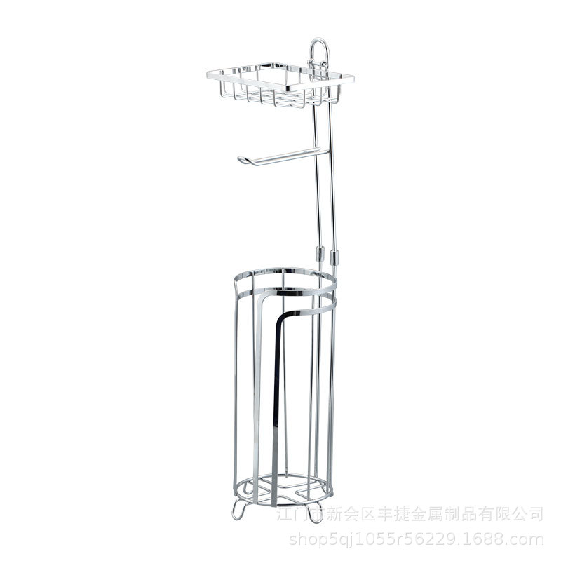 跨境电商欧美风格纸巾架多功能镀铬