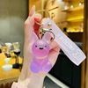 Cartoon crystal, brand bag, doll for beloved, fashionable keychain