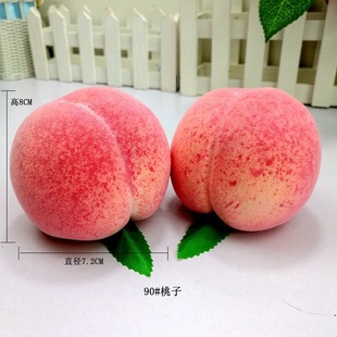 Simulation fake fruit model foam fruit fake Peach Peach Peach model stage props wholesale
