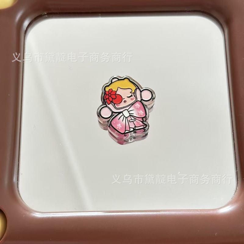 diy ジュエリーアクセサリーアクリルレリーフジャスミンかわいいビーズ携帯電話チェーンバッグキーホルダー素材|undefined