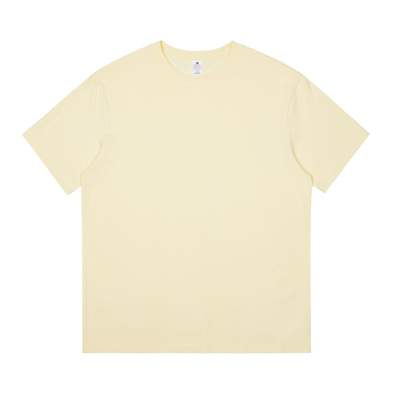 起爆重量ポンド純綿半袖tシャツ女性夏新純色丸襟ゆるい半袖カジュアルtシャツ女性|undefined