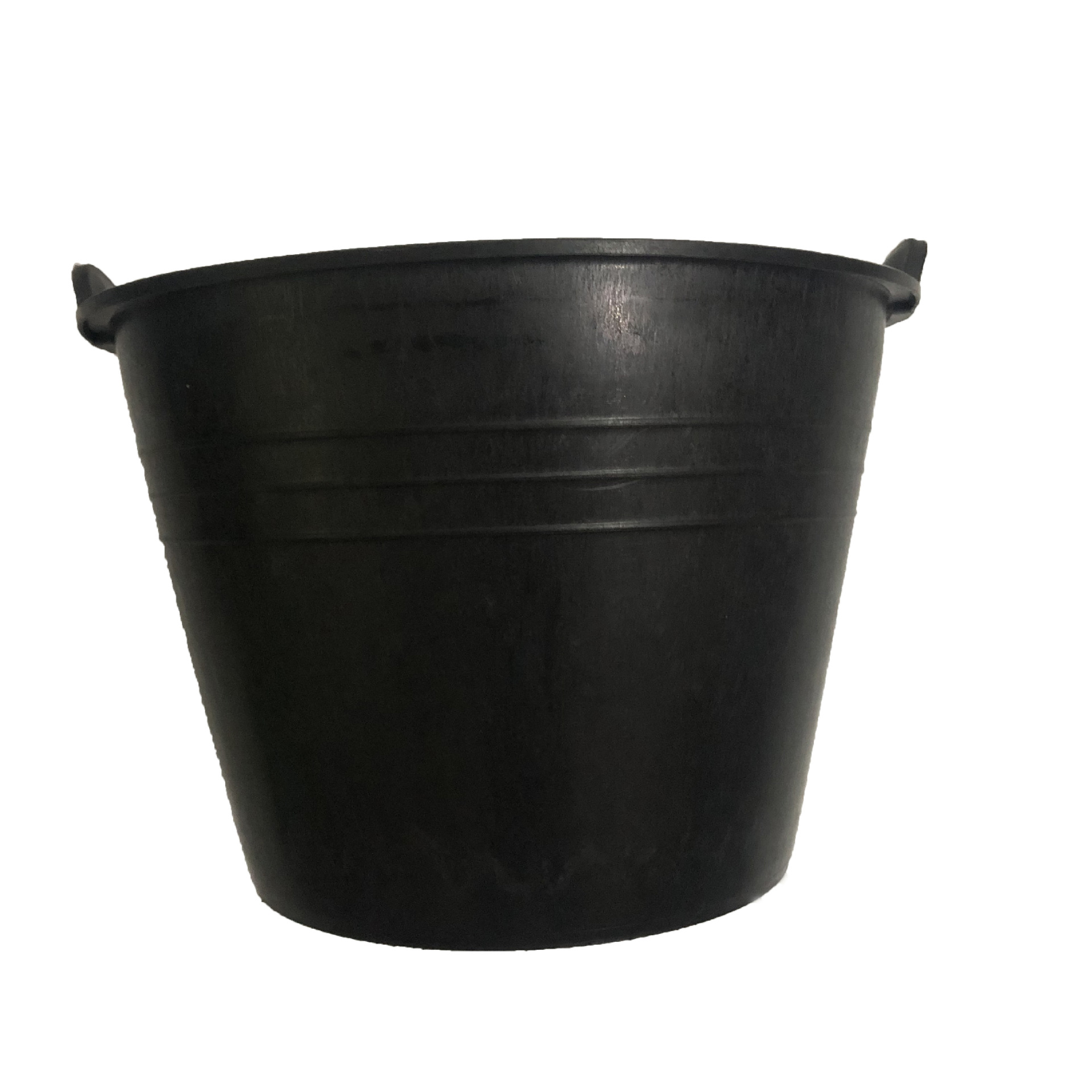 厂家直供10升黑色工地塑料泥桶 建筑灰桶 家庭小水桶