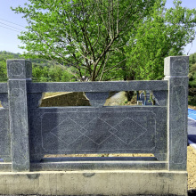 别墅阳台石柱子河道护栏汉白玉寺庙升旗台大理石围栏花岗岩石栏杆