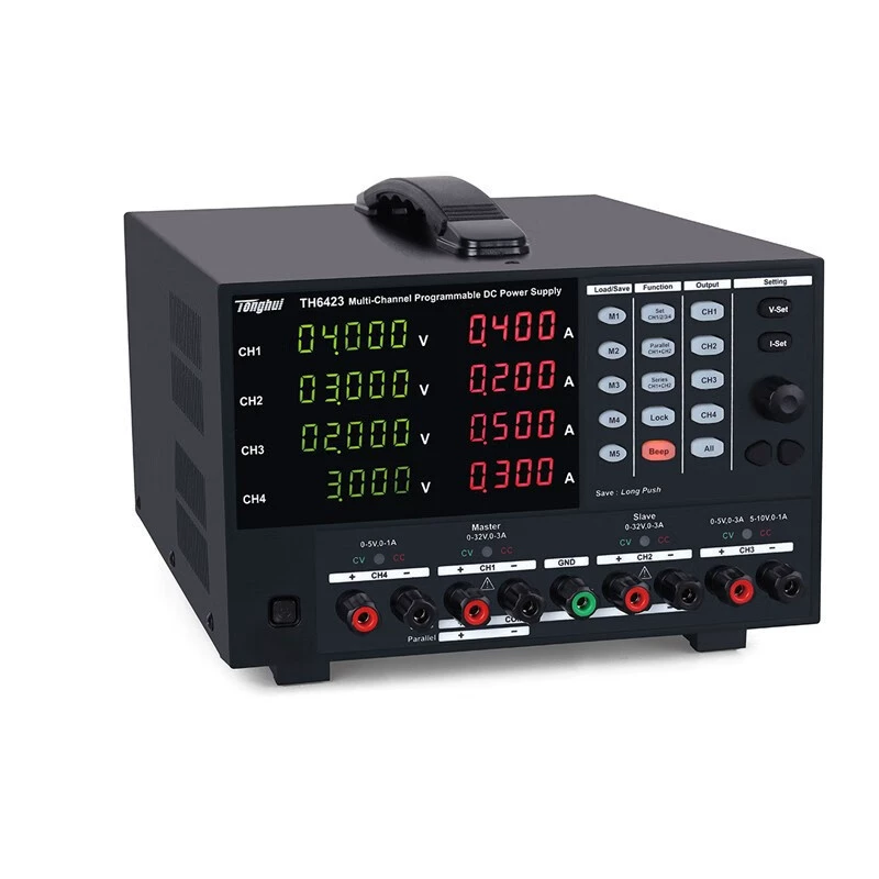 Tonghui TH6422/A/TH6423 высокоточный многоканальный программируемый линейный источник питания постоянного тока 4-канальный программируемый источник питания