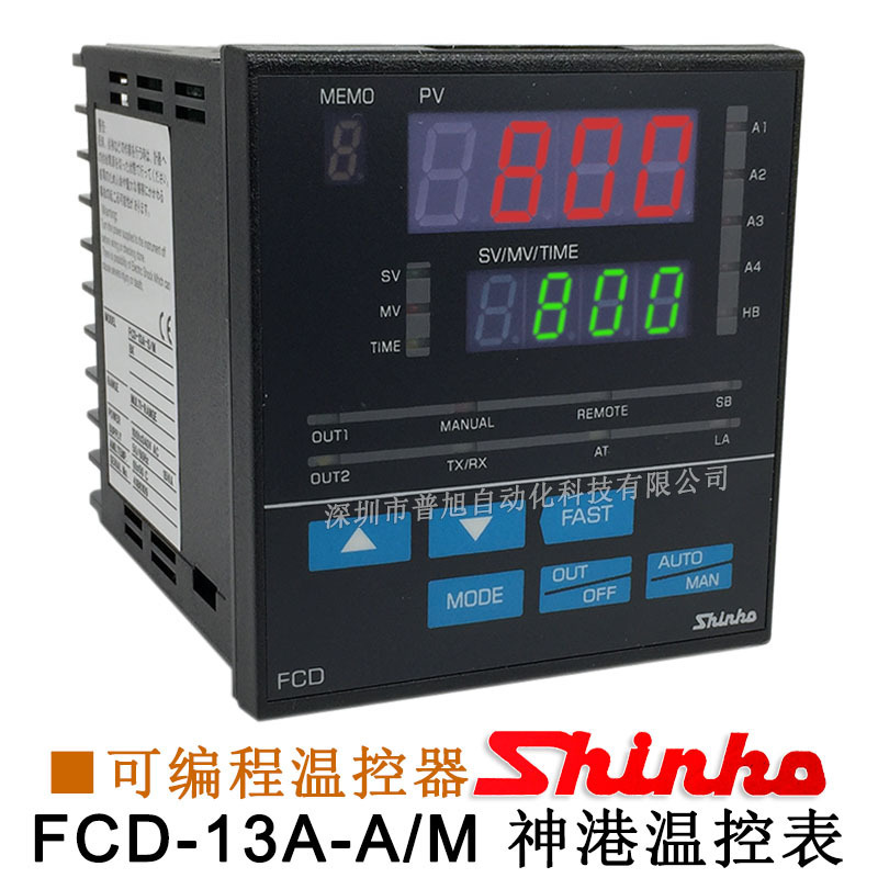 4-20mA output FCD SHINKO thermostat FCD-13A-A/M BK programmable PID thermostat 4-20mA output FCD SHINKO thermostat FCD-13A-A/M BK programmable PID thermostat
