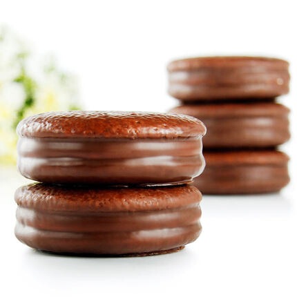 Hollefuy Chocolate Pie 2 pieces 68g Casual Snack Western Pastry Dessert Snack Breakfast Early Morning Tea Time 