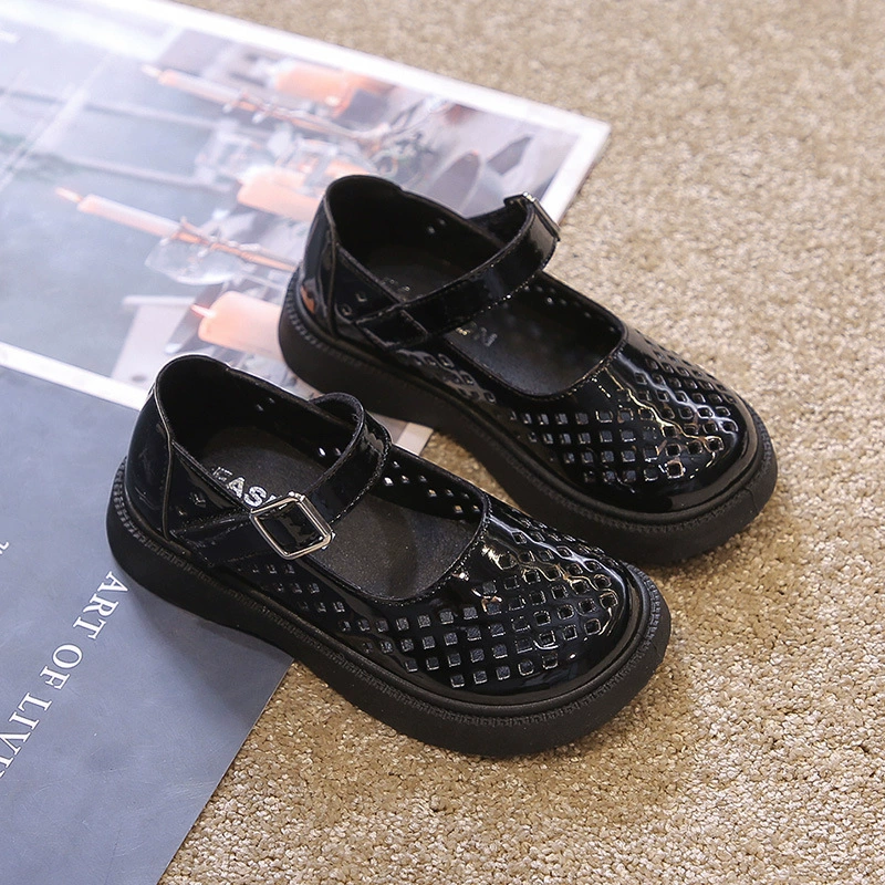 Детские сандалии Bendi с мягкой подошвой, дышащие кожаные туфли, новинка весна-лето 2025, туфли принцессы с закрытым носком, удобные, на мягкой подошве