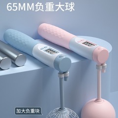 新款2鍵美觀智能計數跳繩計時跳繩健身無繩負重大球跳繩
