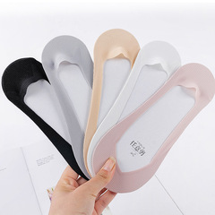 2021夏季新品船襪 女 日系冰絲任意剪隱形襪 硅膠防滑女襪子批發