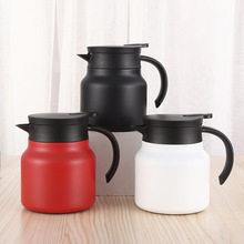 家用保温杯咖啡壶开水闷茶壶办公壶304不锈钢大肚杯花茶泡茶壶