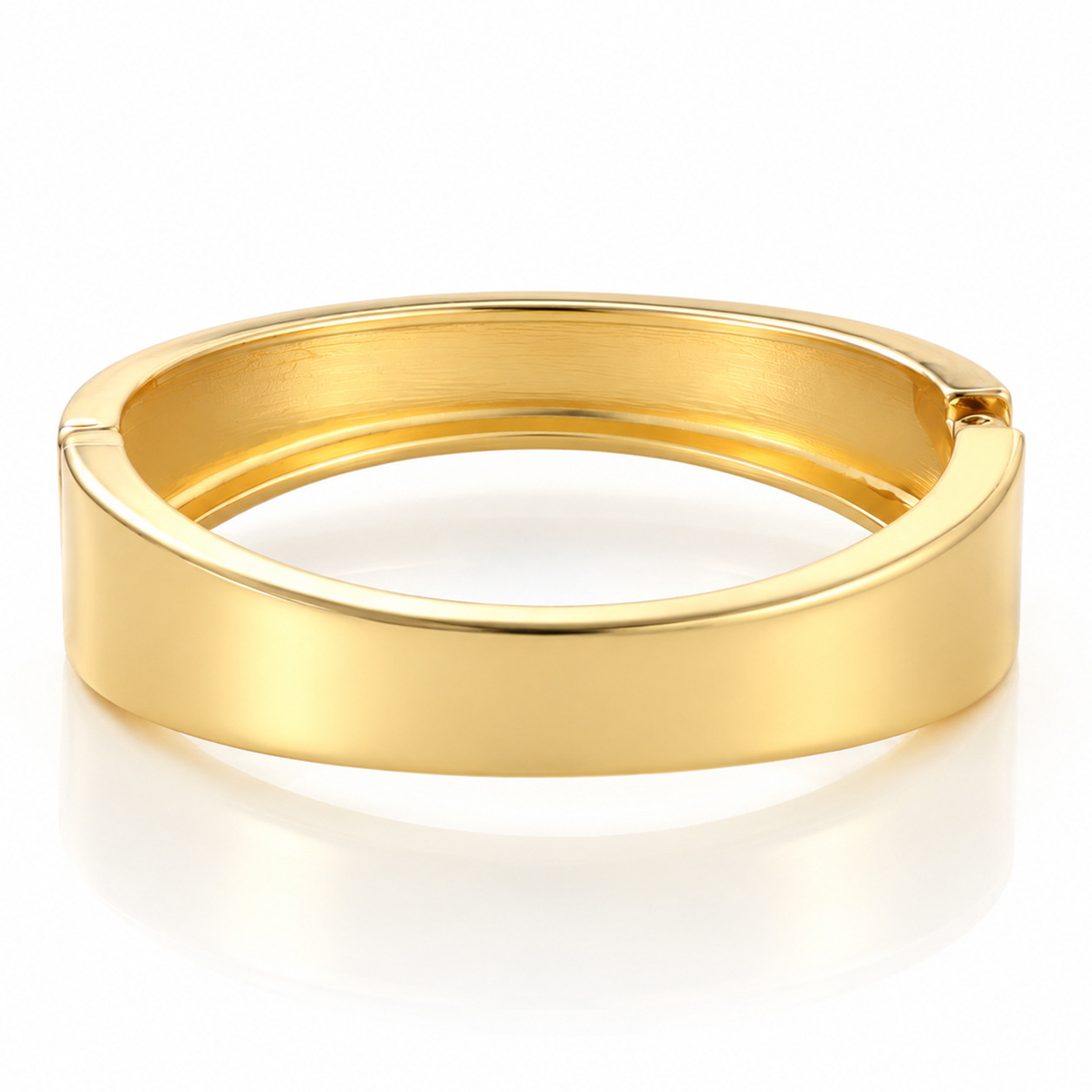 Pulsera Popular Transfronteriza Europea y Americana, Estilo Minimalista INS, Patrón de Onda Irregular, Joyería de Metal Brillante, Accesorios para Mujer