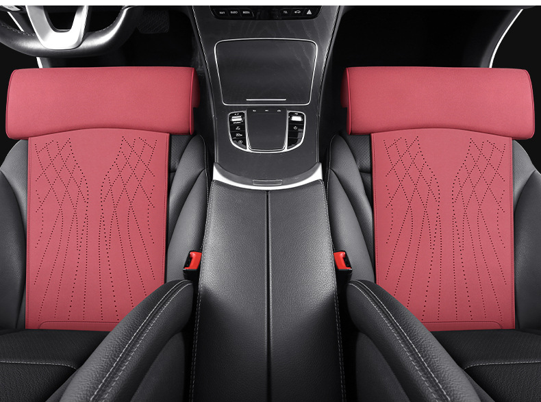 New car seat cushion memory foam leg support suede seat cushion leg support integrated main driving seat and passenger seat extended cushion