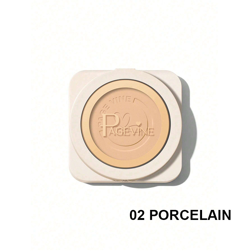 PAGE VINE transfronterizo polvo de maquillaje seco y húmedo, impermeable y antitranspiración, no se pega, no se quita, maquillaje, comercio exterior