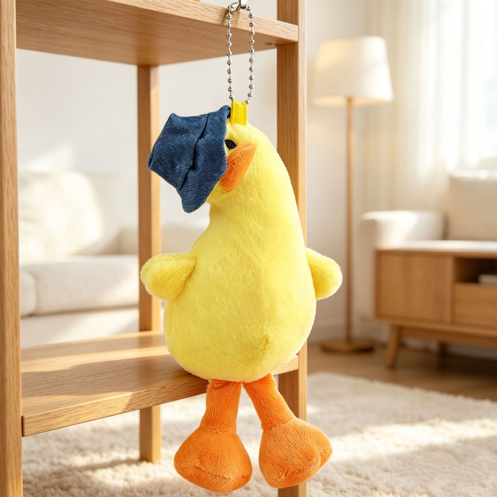 Lindo pollo de peluche bolsa colgante decoración colgante de felpa muñeca Regalo de Cumpleaños muñeca de peluche al por mayor