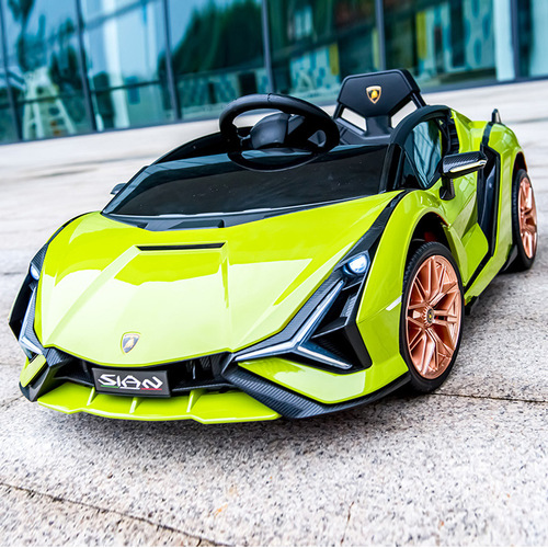 Children's Lamborghini Remote Control Four-Wheeled Electric Quad Bike Off-Road Toy Car Baby Swinging Child Car Can Sit In Car Lithium Battery