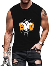 G 75991 Halloween Skeleton Print Vest ��ʥ��ӡ������ ר