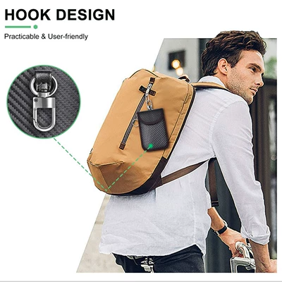 Static Rod/Key Bag: Yà mǎ Carbon Fiber Anti-theft