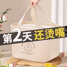 加厚铝膜便当包新款大容量双层饭盒包保温手提袋外出野餐饭盒袋子