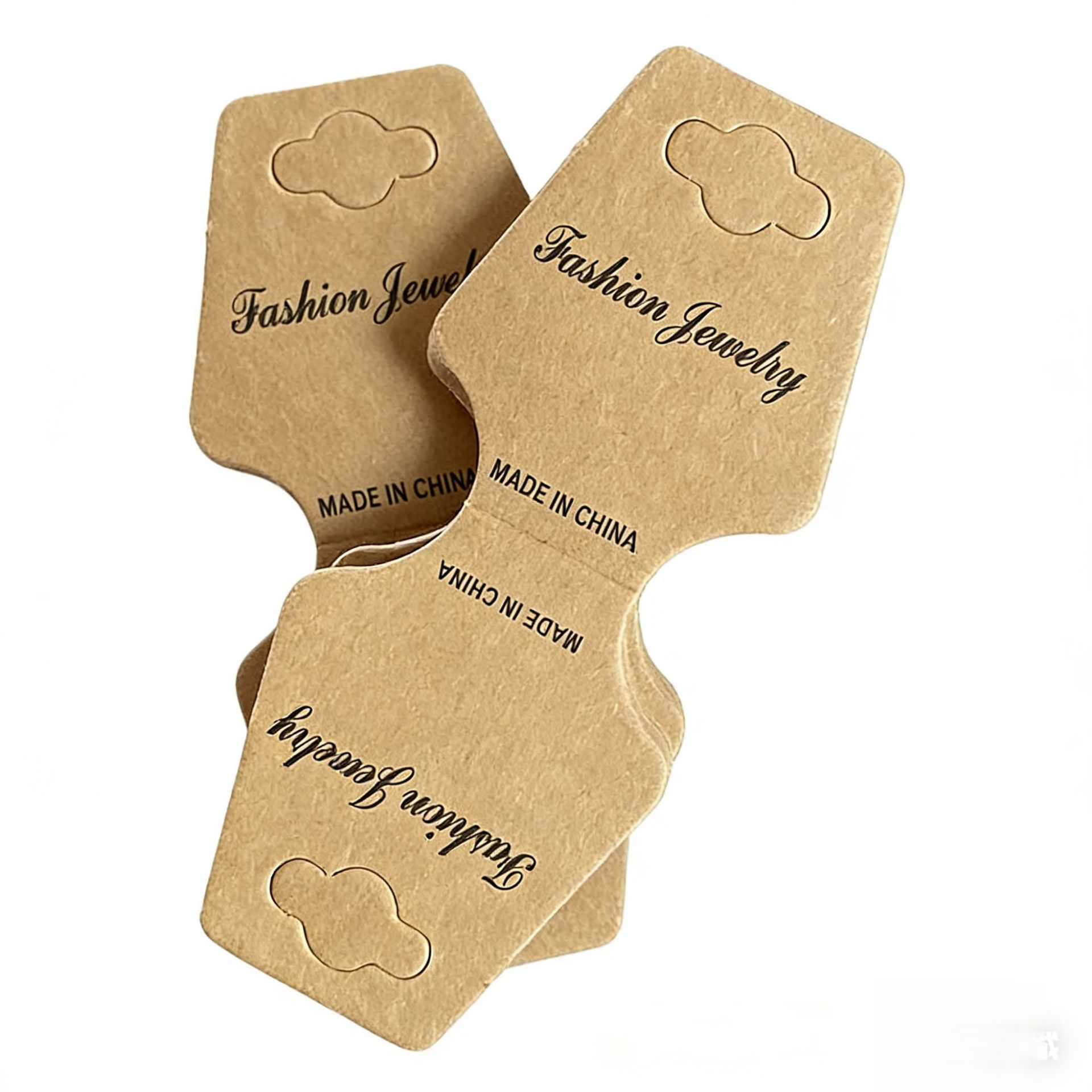 Tarjeta de embalaje de tarjeta plegable especial creativa tarjeta de cuerda de cabello infantil tarjeta de papel de anillo de intestino grueso tarjeta de cabeza de cuerda de papel joyas tarjeta de visualización