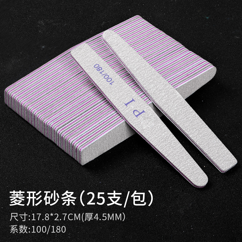Lima de uñas resistente al desgaste tira de frotamiento esmalte de uñas lima de uñas tira de arena tira de molienda lima de uñas gruesa