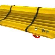 厂家直发便携式气瓶供气式漂浮充气救生担架 脚踏充气担架合格证